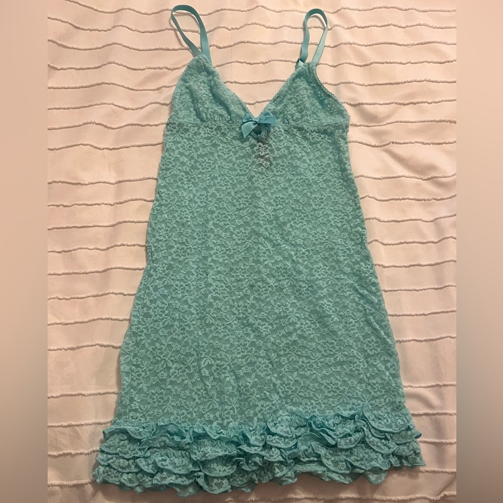 XS Victoria’s Secret Lace Nightgown with Ruffle Hem